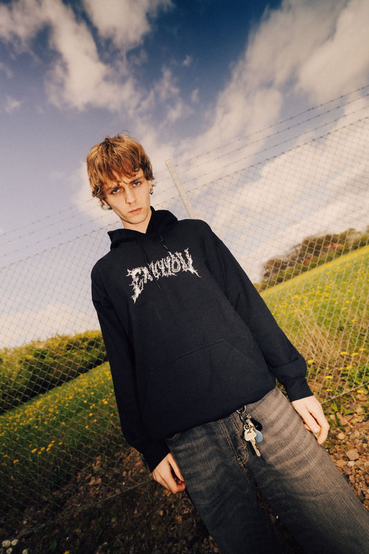 METAL LOGO HOODIE